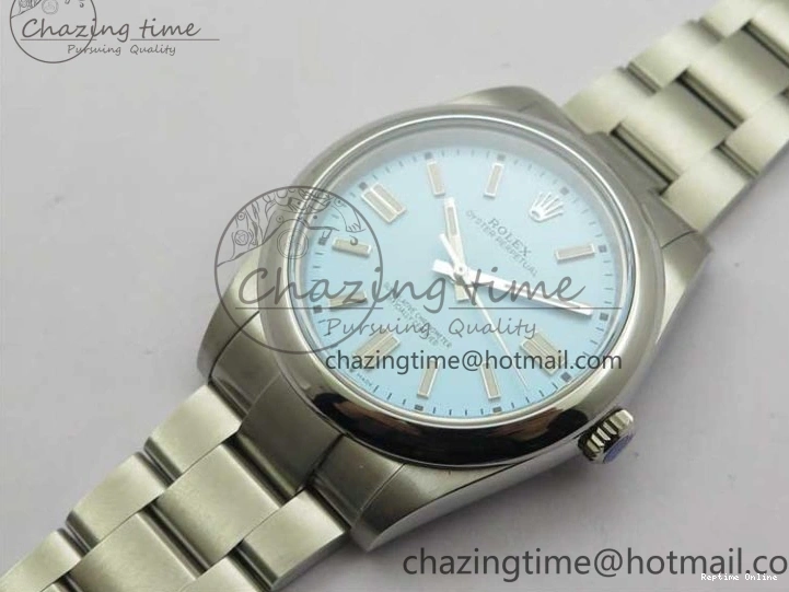0520 GoodFit Oyster Perpetual 41mm 124300 BP Maker Best Edition Tiffany Blue Dial on SS Bracelet 2691